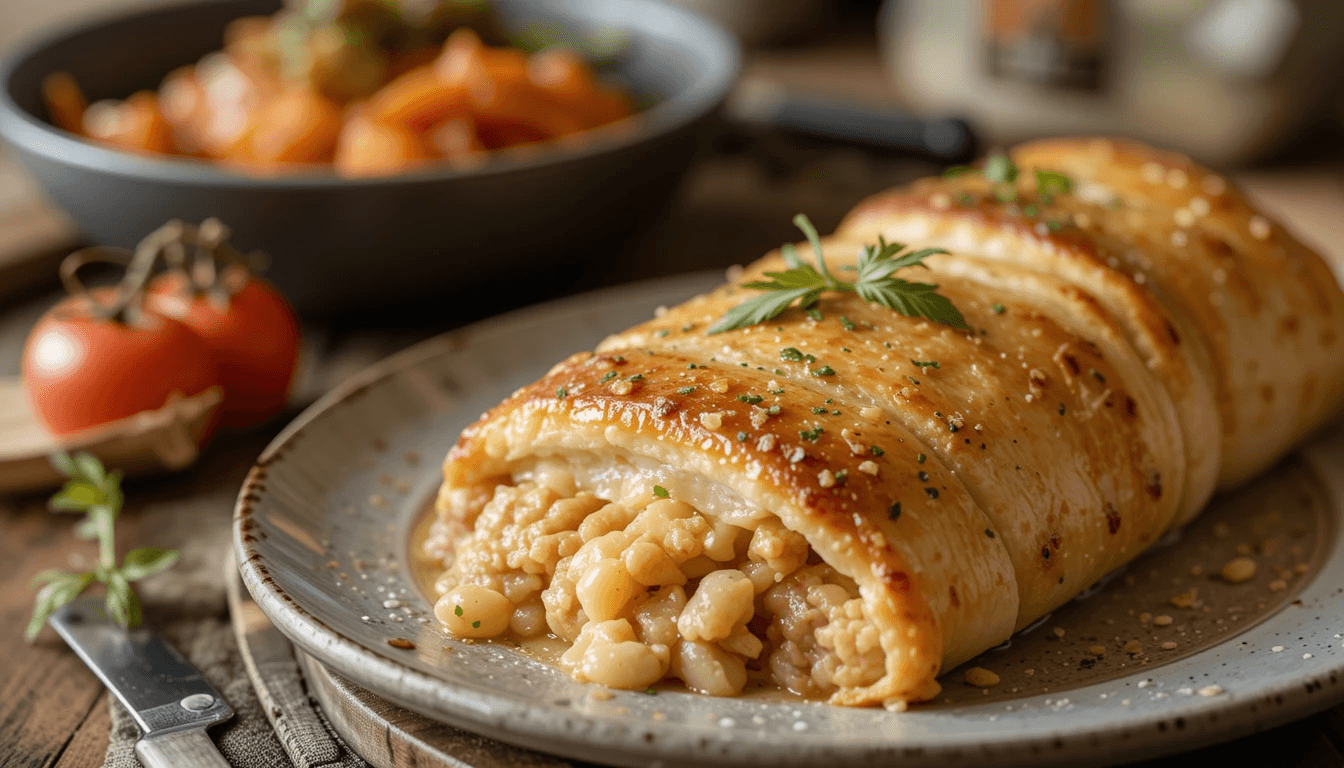 chicken and cheese jalousie recipe