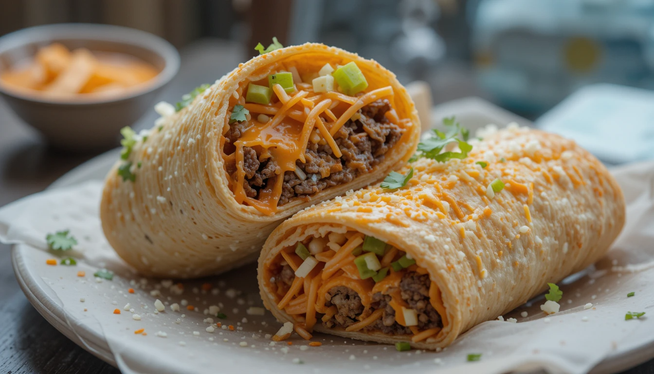 Nacho Cheese Beef Wrap