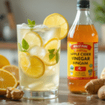 natural mounjaro recipe with lemon, ginger, and ACV