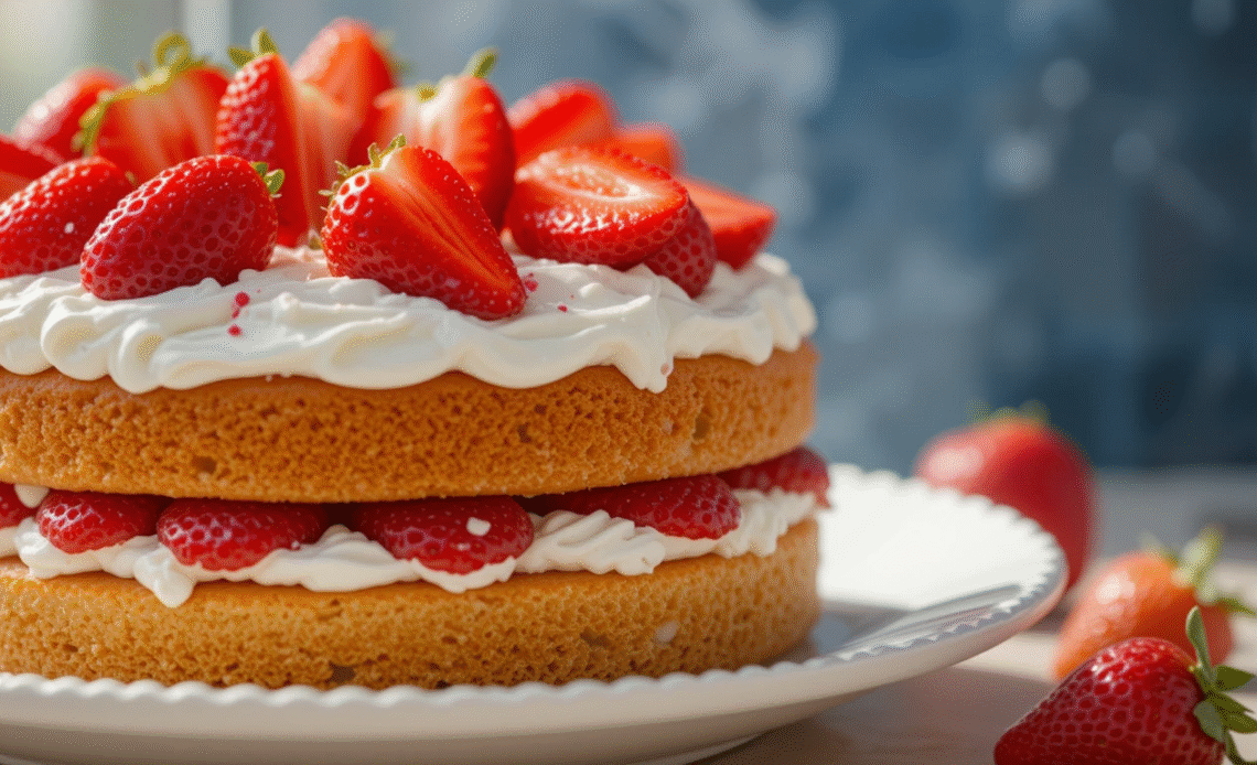 Strawberry Shortcake Cake Sponge