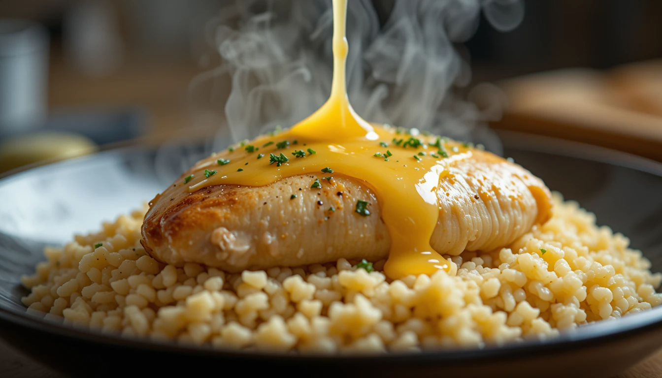 Creamy Garlic Chicken Scampi