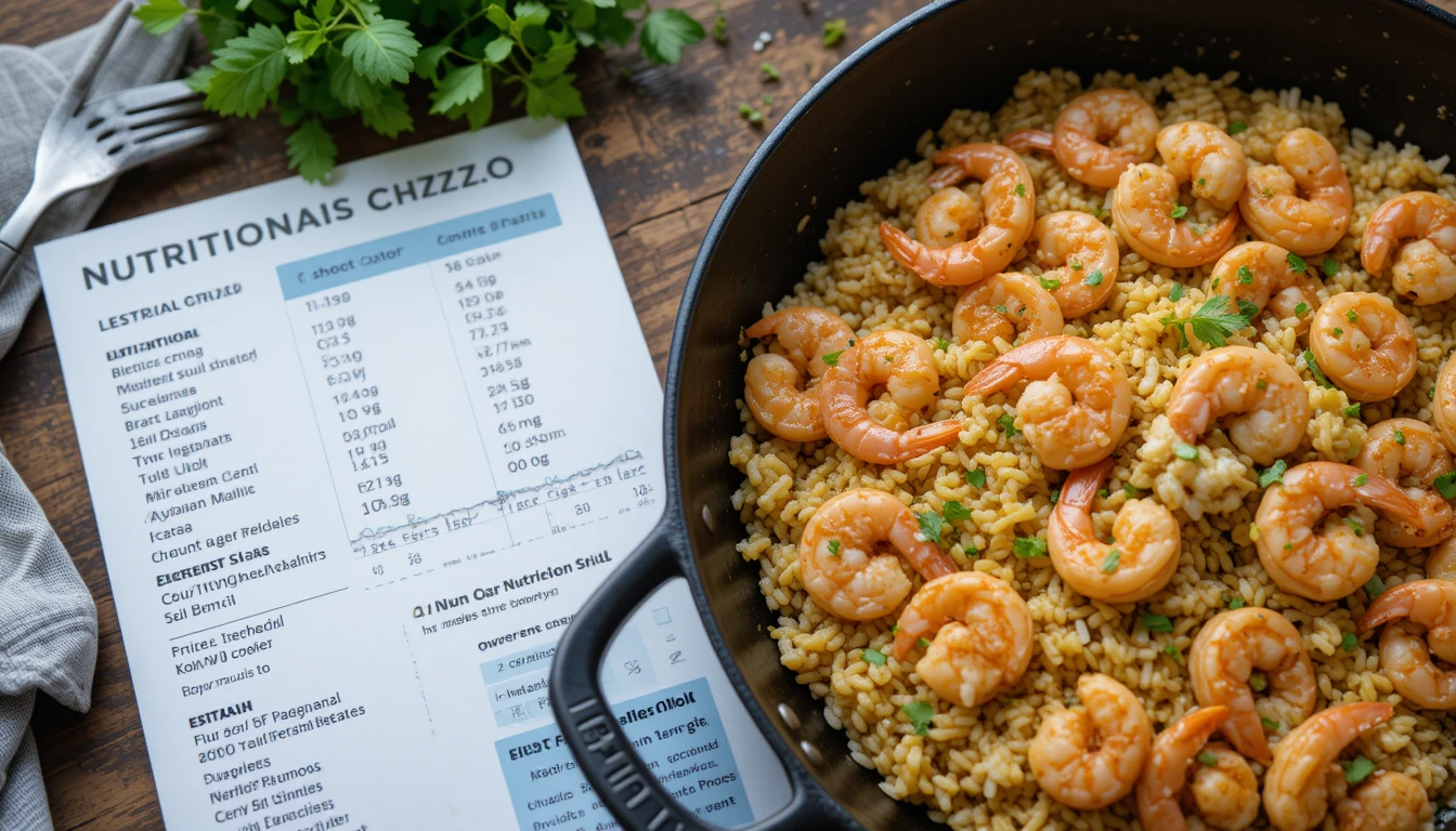 Nutritional ingredients for Tuscan shrimp skillet